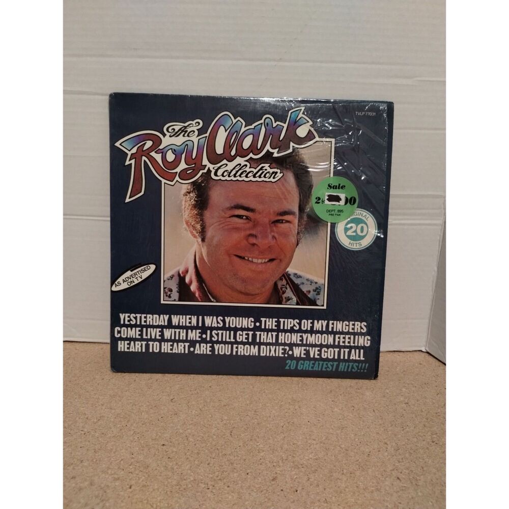 Roy Clark Collection 1977 Music Record Album 33 RPM Vinyl LP Stereo TVLP 77031